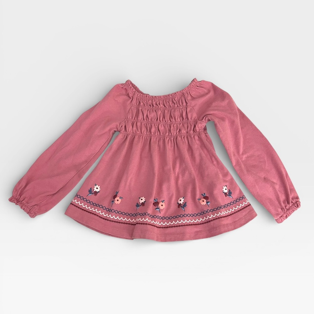 5 for $25🔥Kids Headquarters Pink Long Sleeve Tunic Shirt 4T
